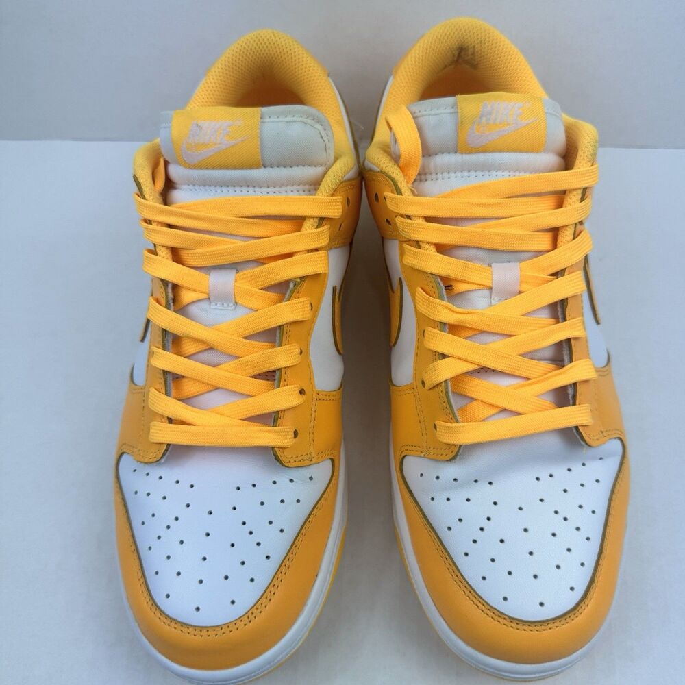 Nike Dunk Low Laser Orange Womens Size 11.5 DD1503-800 Orange White Sneakers - Picture 3 of 9